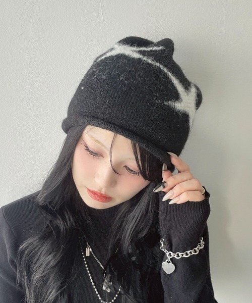 WEGO（ウィゴー） ニット帽 ニットキャップ WEGO/スタージャガード