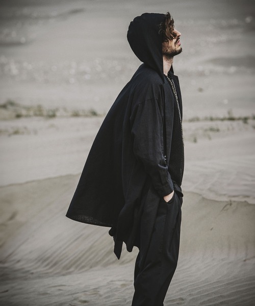 「NO ID.」 コート ONE SIZE カーキ メンズの画像