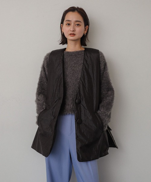 「SENSE OF PLACE by URBAN RESEARCH」 ベスト ONE アイボリー レディース