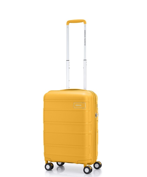 AMERICAN TOURISTER イエロー　キャリーケース 97〜110L 10泊以上] アメリカンツーリスター サウンドボックス スピナー エキス