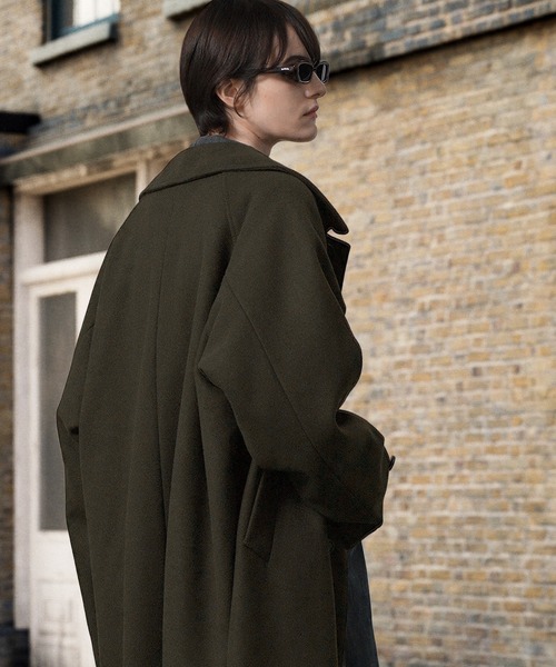 「EMMA CLOTHES」 「ender products」ステンカラーコート L ダークブラウン メンズ_画像9