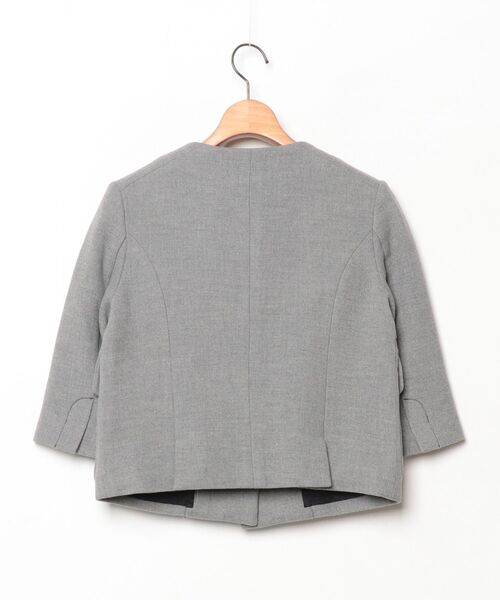 「Sov.」 ノーカラージャケット - グレー レディース_画像2