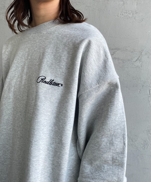 「PENDLETON」 スウェットカットソー X-LARGE ブラック レディース_画像5