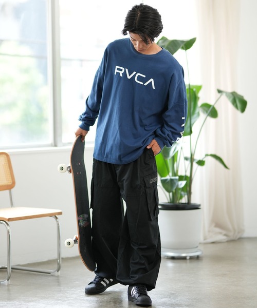 「RVCA」 長袖Tシャツ S ブラック メンズ_画像6