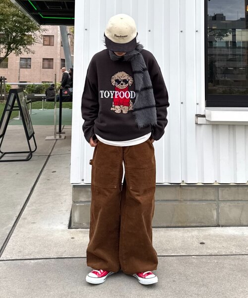 「CIAOPANIC TYPY」 長袖ニット LARGE ライトグレー メンズ_画像7