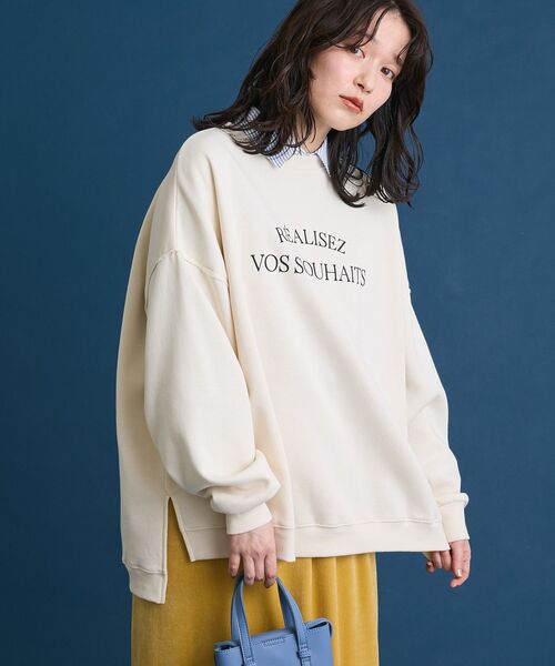 「Green Parks」 スウェットカットソー FREE ピンク レディース_画像2