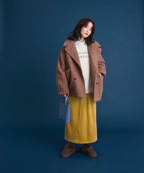 「Green Parks」 スウェットカットソー FREE ピンク レディース_画像3