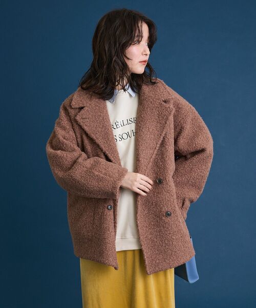 「Green Parks」 スウェットカットソー FREE ピンク レディース_画像4