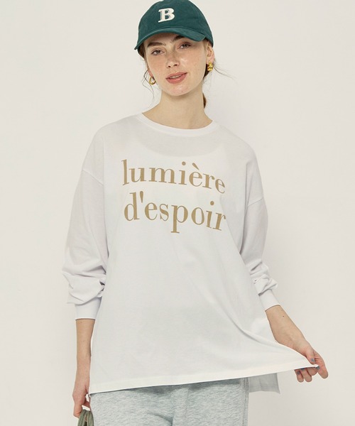こかさん coca（コカ） tシャツ コットンビッグシルエットロゴTシャツ
