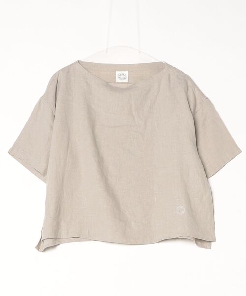 ORCIVAL（オーシバル） tシャツ リネンボートネックプルオーバー LINEN 