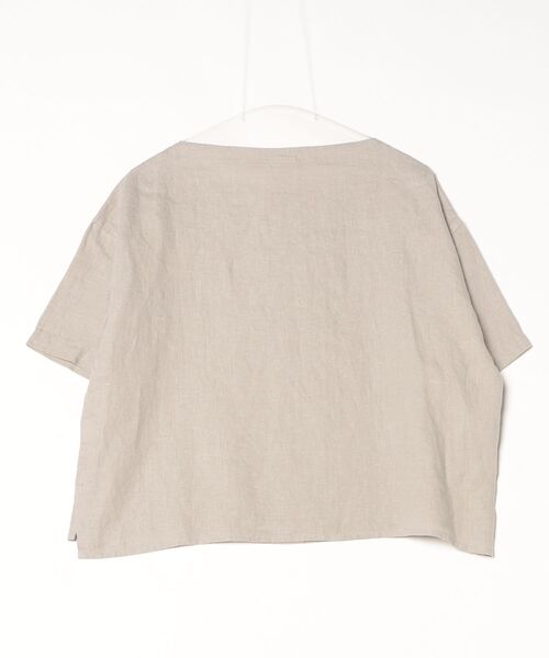 ORCIVAL（オーシバル） tシャツ リネンボートネックプルオーバー LINEN 