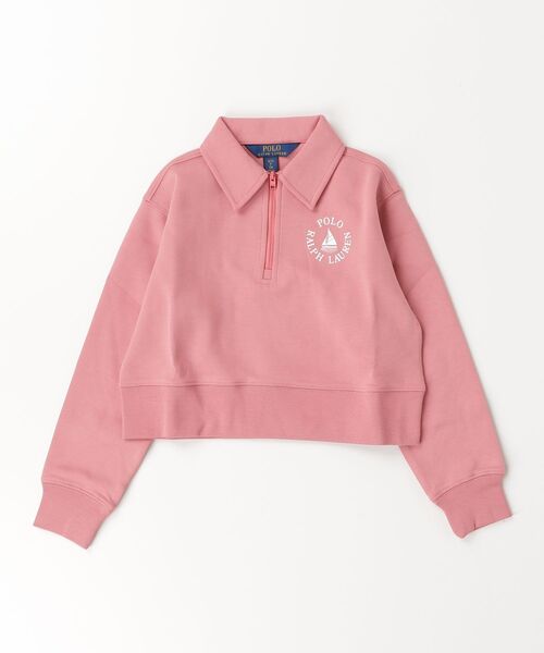 トレーナー ダブルニット カラード ボクシー スウェットシャツ キッズ 子供服 女の子_3