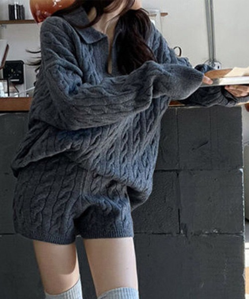 「DAY CLOSET」 セットアップ FREE グレー レディース_画像3