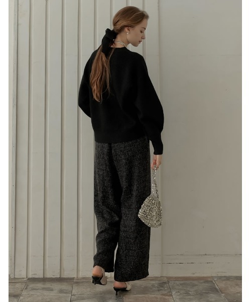 「MEISM」 長袖ニット MEDIUM グレー レディース_画像3