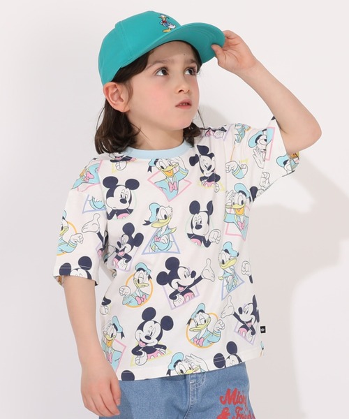 Disney(ディズニー) tシャツ 親子お揃い WEB限定 パステル総柄T Disney(ディズニー) tシャツ 親子お揃い WEB限定 パステル総柄T