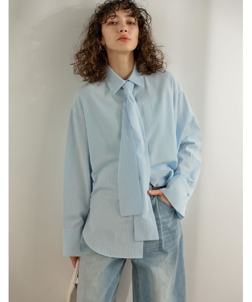 Re:EDIT（リエディ） ブラウス シャツ 「2026S/S PRE ORDER」ボウタイ