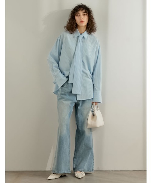 Re:EDIT（リエディ） ブラウス シャツ 「2026S/S PRE ORDER」ボウタイ