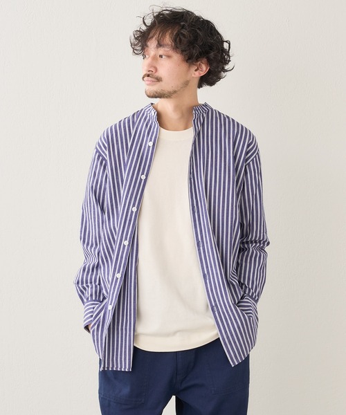 「GEVACO」 長袖シャツ M ホワイト メンズ_画像5