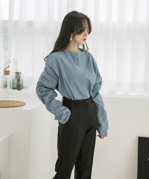 「UNE MANSION」 パンツ MEDIUM ブラック レディース_画像7