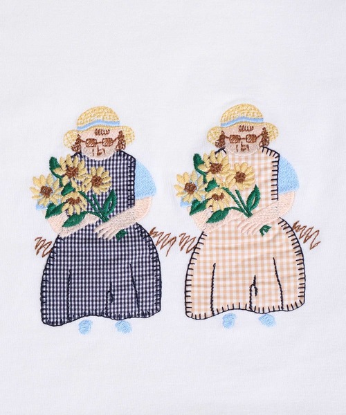 l'atelier du savon（アトリエドゥサボン） tシャツ 半袖 _ひまわり