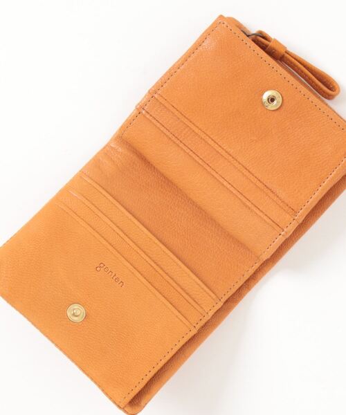 genten オレンジ 三つ折り財布 genten（ゲンテン） 財布 FREE オレンジ レディース : ZOZOTOWN Yahoo