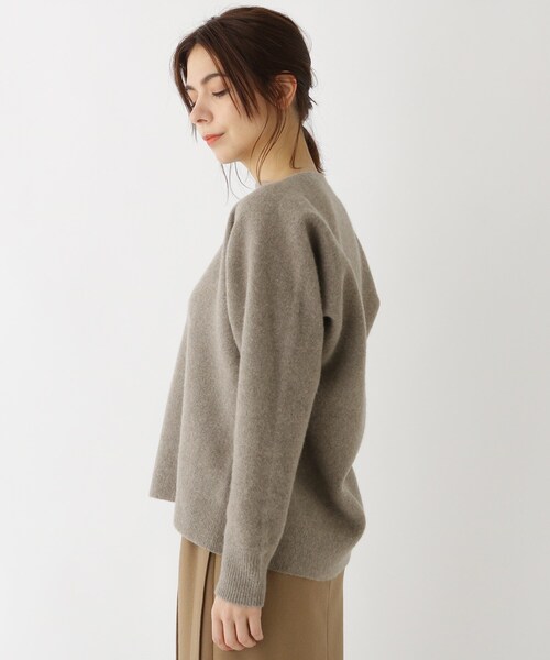 「DRESSTERIOR」 長袖ニット 38 ブラウン レディース_画像2