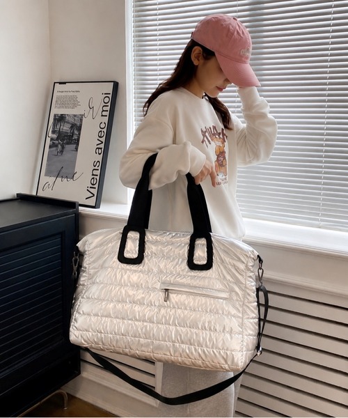 Bling Leads ボストンバッグ 「Bls」「ZA」「Bling Leads」ヨガバッグ