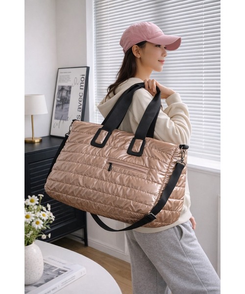 Bling Leads ボストンバッグ 「Bls」「ZA」「Bling Leads」ヨガバッグ