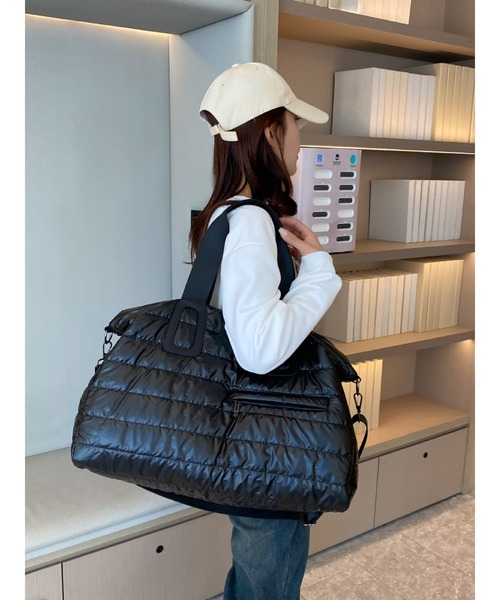 中　ボストンバッグ　ユキエモン　受付ページ Bling Leads ボストンバッグ 「Bls」「ZA」「Bling Leads」ヨガバッグ