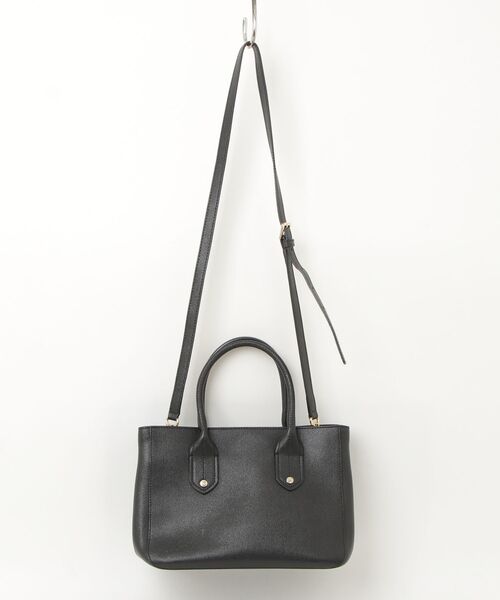 「FURLA」 ワンポイント2WAYバッグ - ブラック レディースの画像