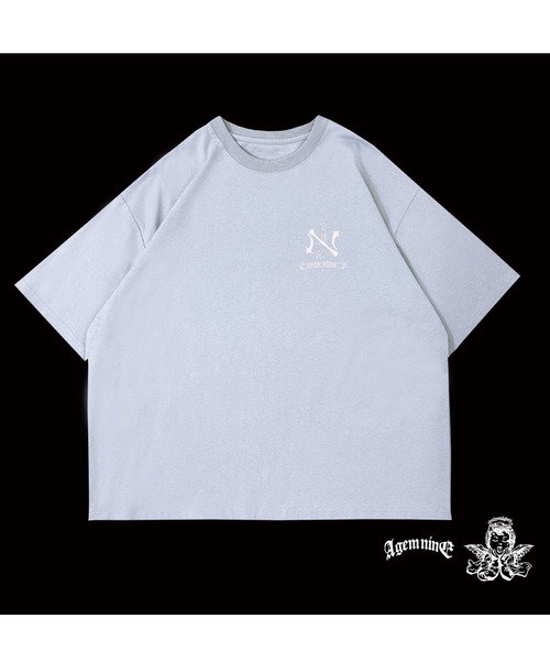 「A'GEM9」 半袖Tシャツ FREE ブラック メンズ_画像4