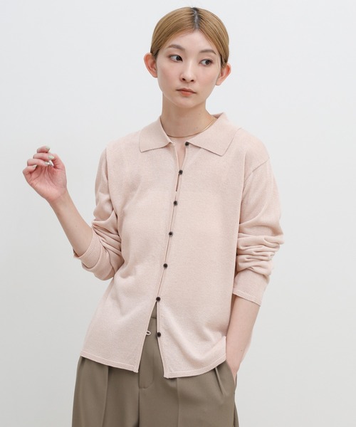 select MOCA（セレクトモカ） カーディガン 「接触冷感」ボタン