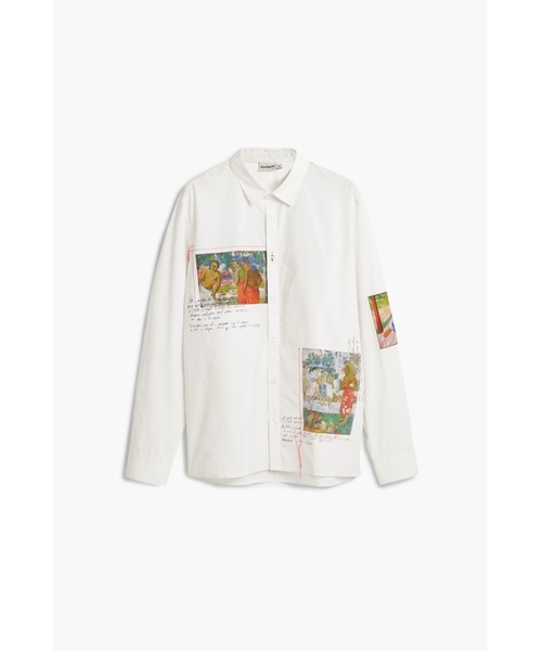新品✨タグ付き♪デシグアル　定価27,800円　シャツ　大特価‼️ Desigual（デシグアル） シャツ グラフィティストライプ ストリート