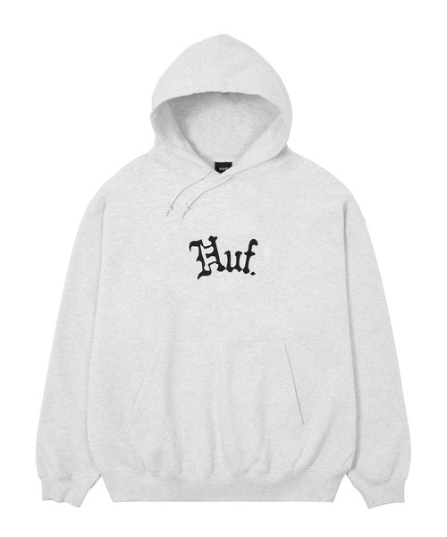 「HUF」 プルオーバーパーカー M アッシュグレー メンズ