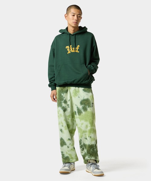 「HUF」 プルオーバーパーカー M アッシュグレー メンズの画像