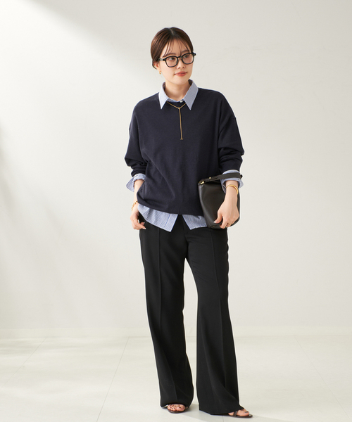 「Plage」 ブーツカットパンツ 36 アイボリー レディースの画像
