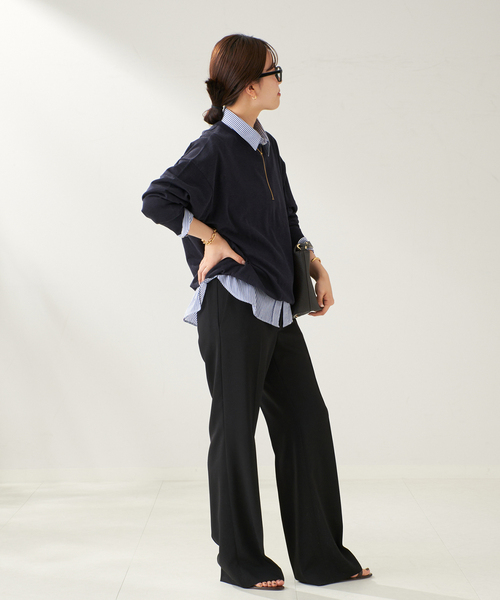 「Plage」 ブーツカットパンツ 36 アイボリー レディースの画像