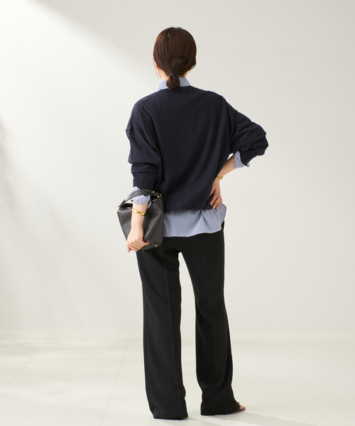 「Plage」 ブーツカットパンツ 36 アイボリー レディースの画像