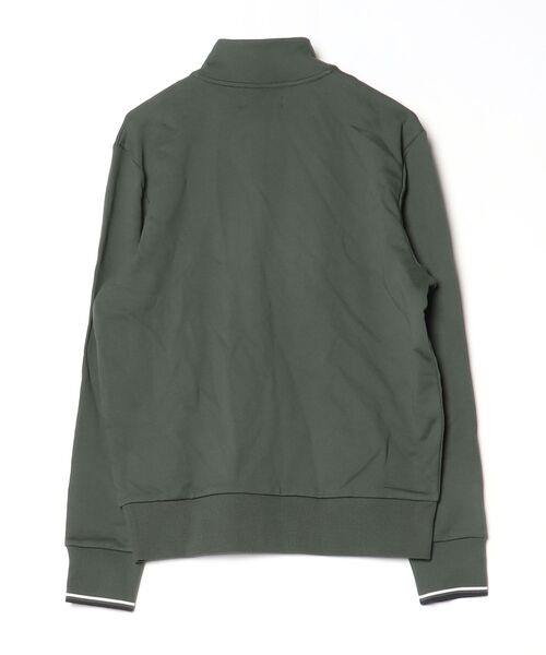 「FRED PERRY」 スウェットカットソー M グリーン メンズの画像