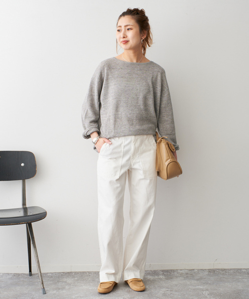 「Spick \u0026 Span」 長袖ニット FREE グレー レディースの画像