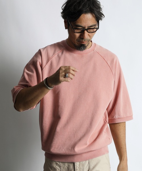 トレーナー ウェット トレーナー 裏起毛 バック刺繍＆プリント クルーネックス