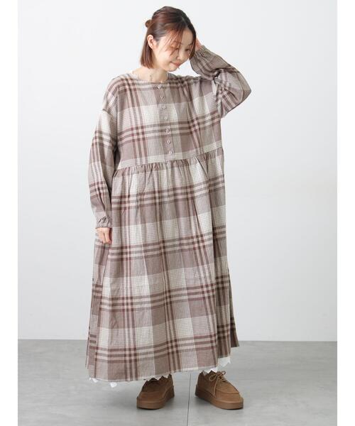 Samansa Mos2（サマンサモスモス） ワンピース 「Cross×Linen
