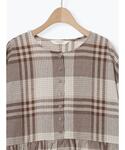 ワンピース 「Cross×Linen」ギャザー...の詳細画像5