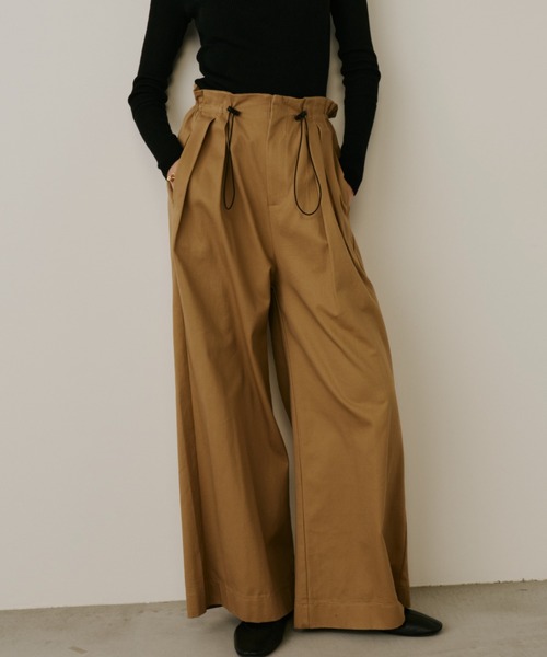 「PERNA」 チノパンツ MEDIUM ベージュ レディース