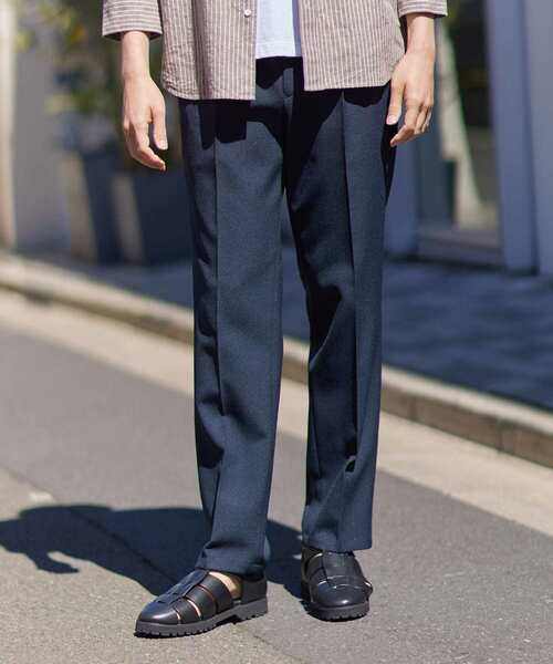 「URBAN RESEARCH ROSSO MEN」 スラックス LARGE ネイビー メンズ_画像3