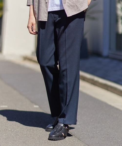 「URBAN RESEARCH ROSSO MEN」 スラックス LARGE ネイビー メンズ_画像4