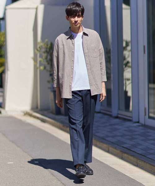 「URBAN RESEARCH ROSSO MEN」 スラックス LARGE ネイビー メンズ_画像9