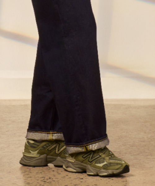 「New Balance」 ローカットスニーカー 24.5cm カーキ メンズの画像