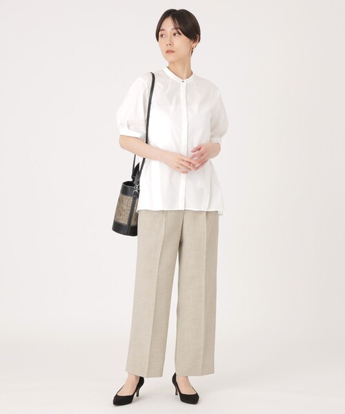 「CAST:」 半袖ブラウス S グリーン レディース_画像2