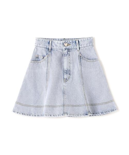 「JILL by JILL STUART」 デニムスカート SMALL ネイビー レディース_画像6